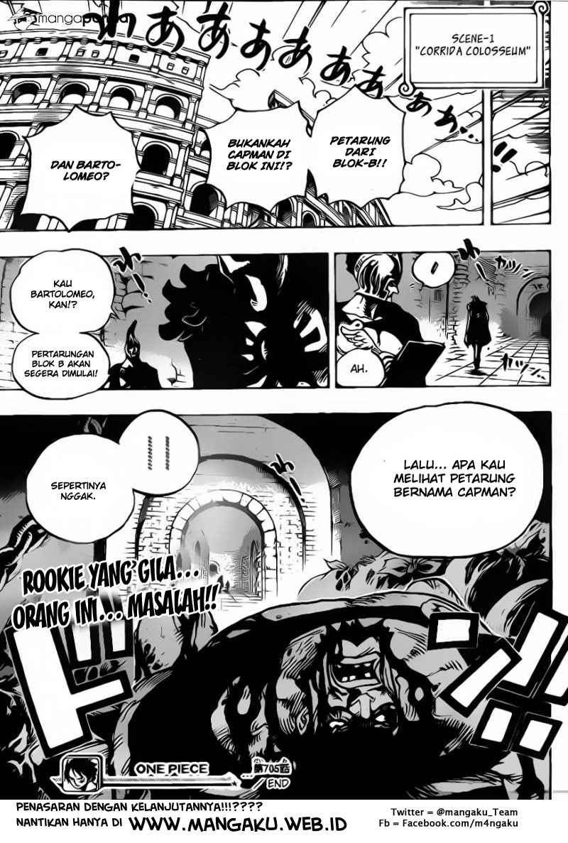 One Piece Chapter 705 - 167