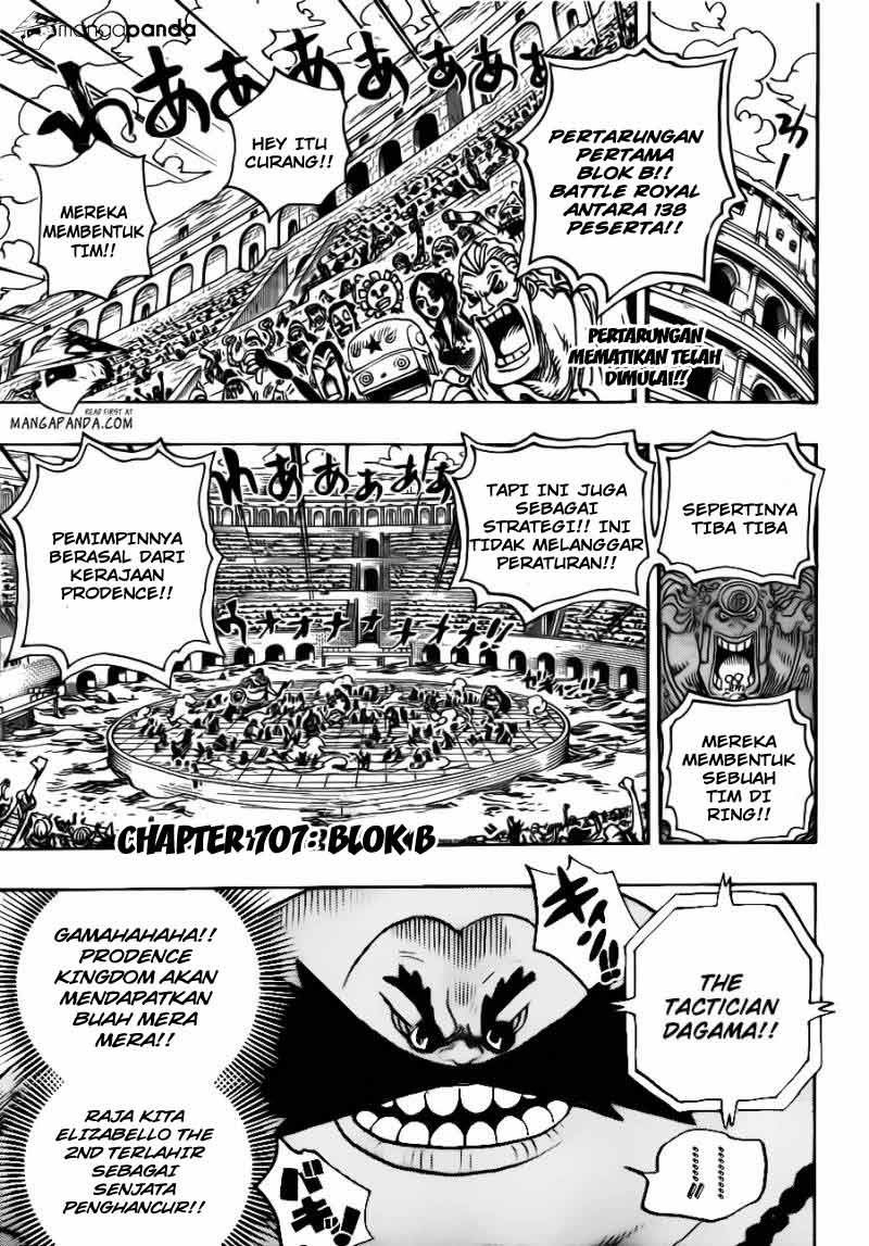 One Piece Chapter 707 - 109