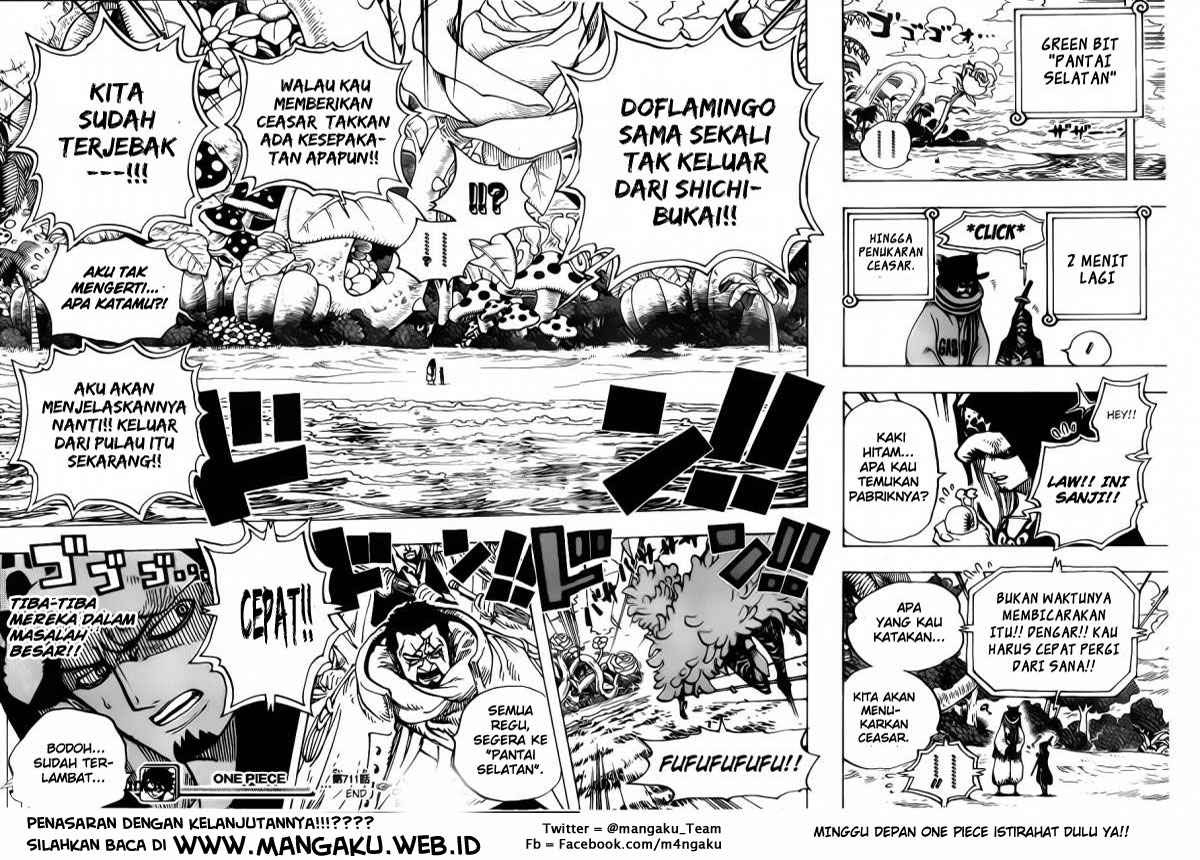 One Piece Chapter 711 - 151