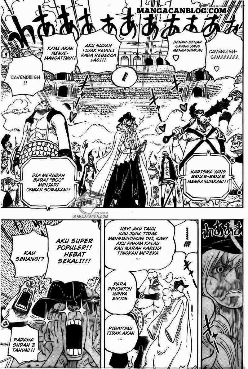 One Piece Chapter 722 - 129