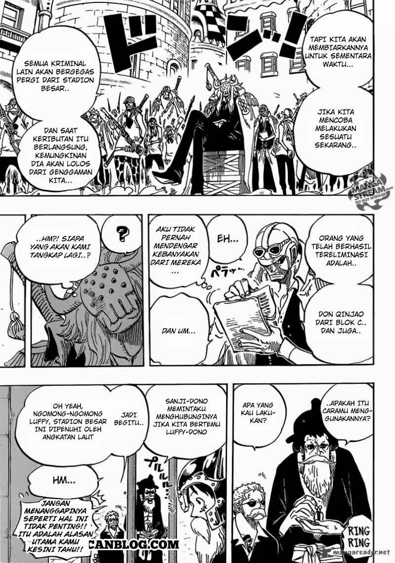 One Piece Chapter 729 - 137