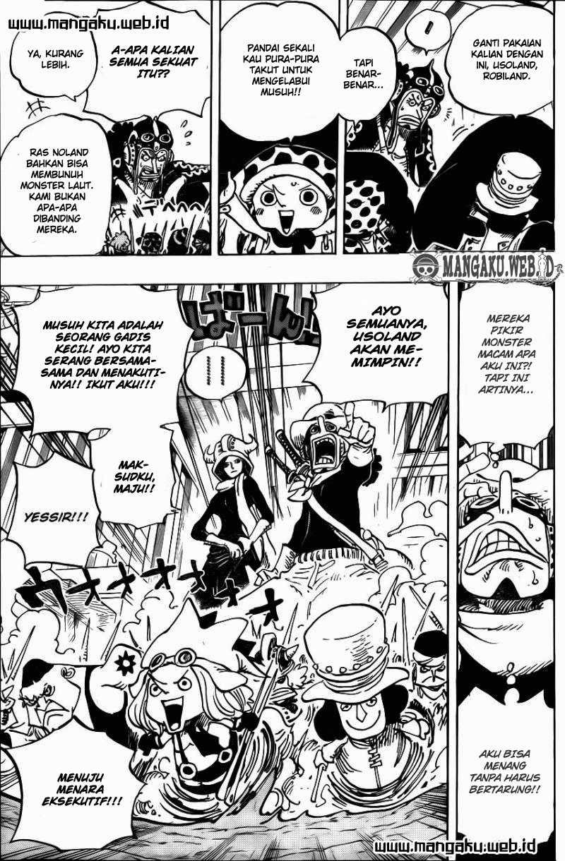 One Piece Chapter 733 - 129
