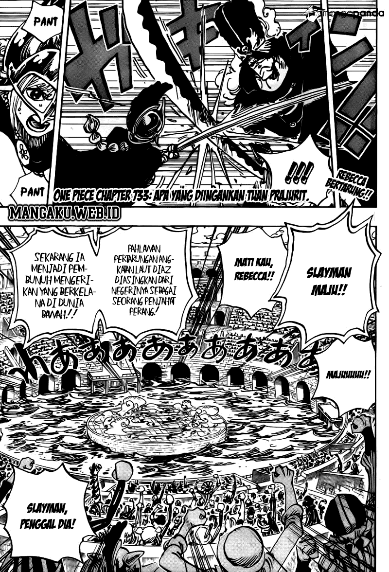 One Piece Chapter 733 - 113