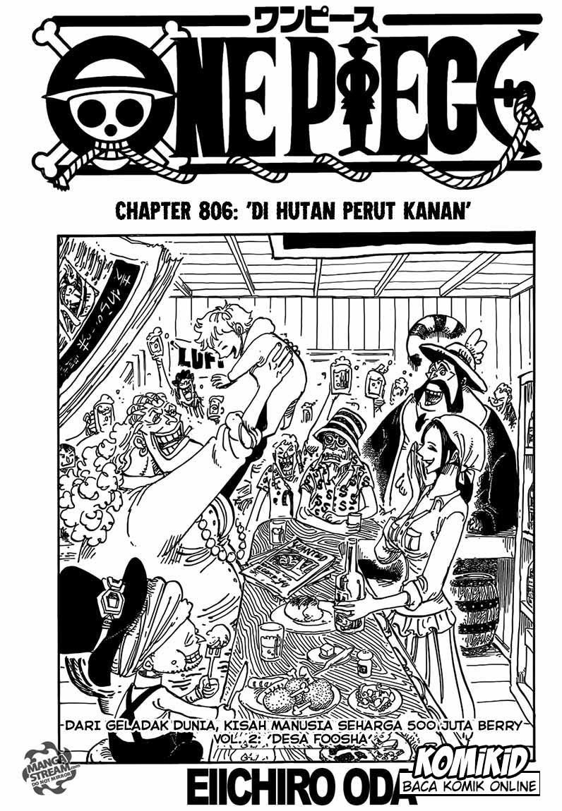 One Piece Chapter 806 - 137