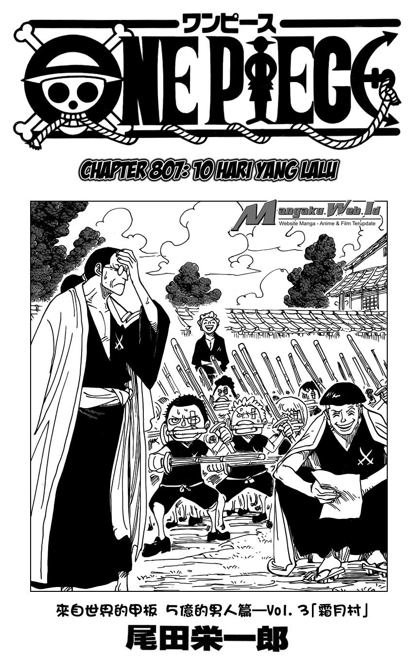 One Piece Chapter 807 – 10 Hari Yang Lalu - 105