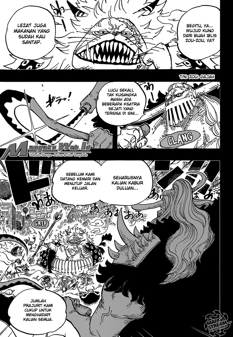 One Piece Chapter 810 – Bajak Laut Curly Hat Tiba - 133