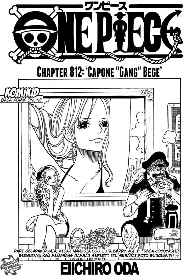 One Piece Chapter 812 Capone “Gang” Bege - 111