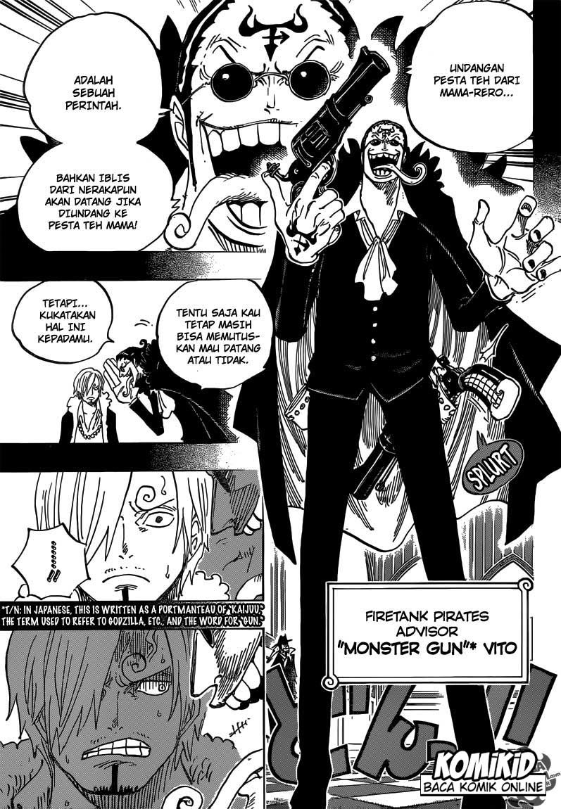 One Piece Chapter 813 Undangan Pesta Minum Teh - 127