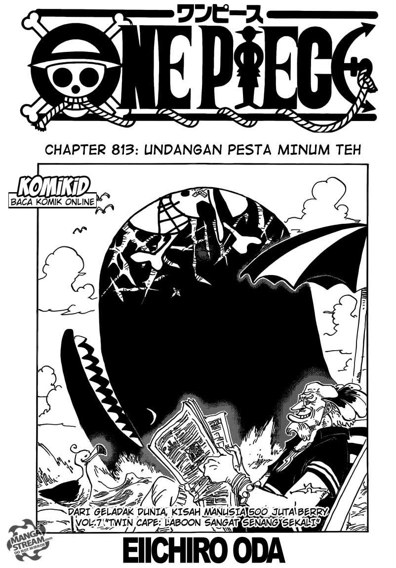 One Piece Chapter 813 Undangan Pesta Minum Teh - 111