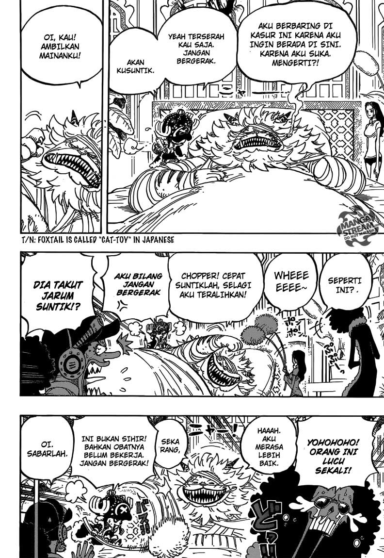One Piece Chapter 814 Ayo Pergi Mengunjungi Master Nekomamushi - 141
