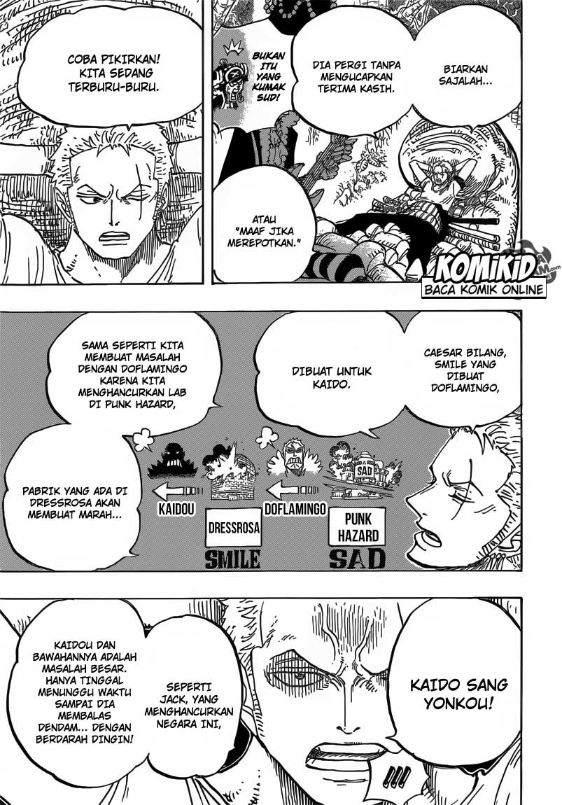 One Piece Chapter 814 Ayo Pergi Mengunjungi Master Nekomamushi - 125