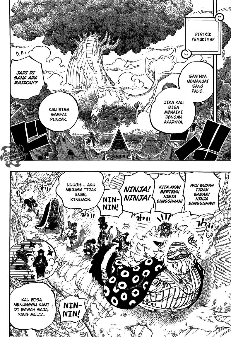 One Piece Chapter 817 Raizou Si Kabut - 145