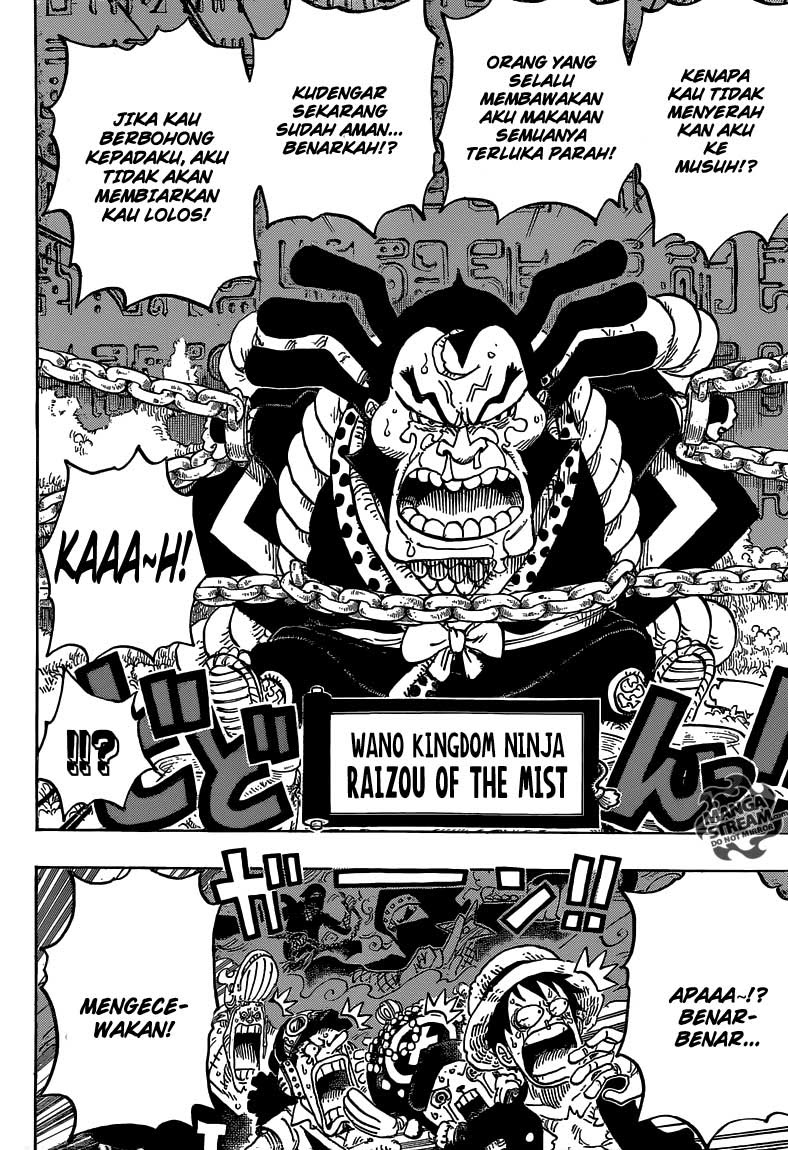 One Piece Chapter 817 Raizou Si Kabut - 149