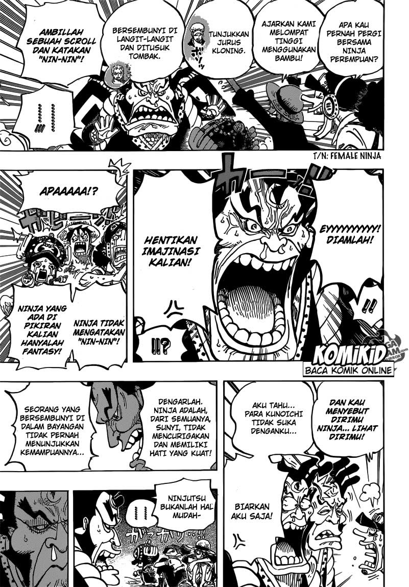 One Piece Chapter 817 Raizou Si Kabut - 155