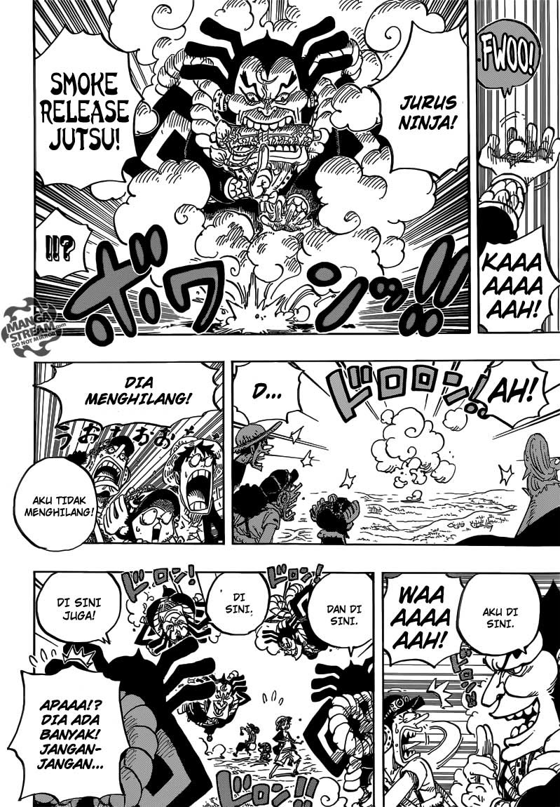 One Piece Chapter 817 Raizou Si Kabut - 157