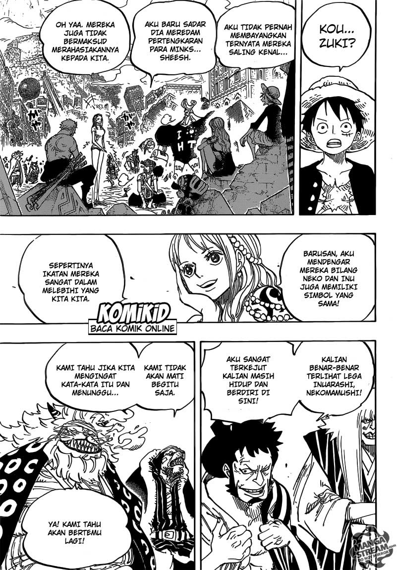 One Piece Chapter 817 Raizou Si Kabut - 131