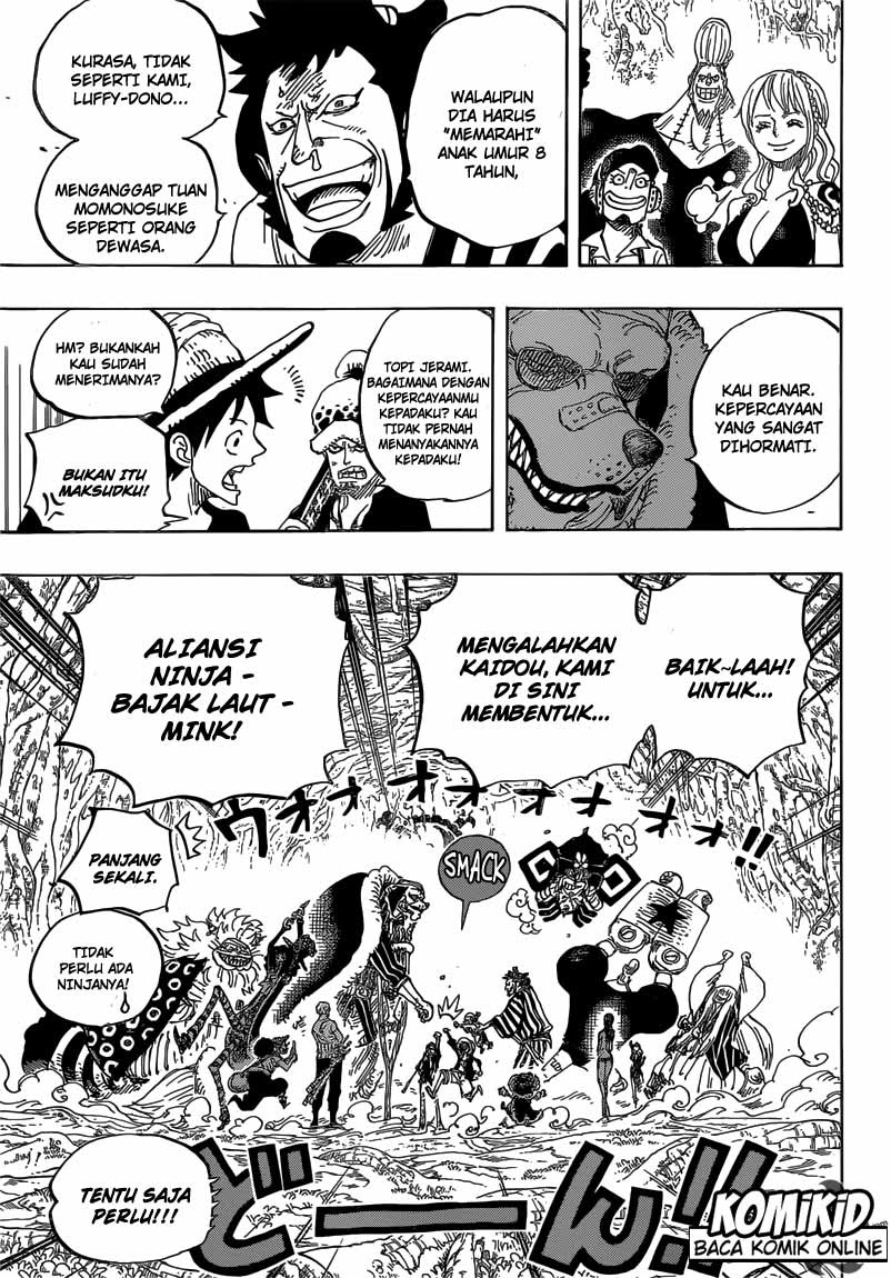 One Piece Chapter 819 Momonosuke, Putra Mahkota Klan Kouzuki - 159