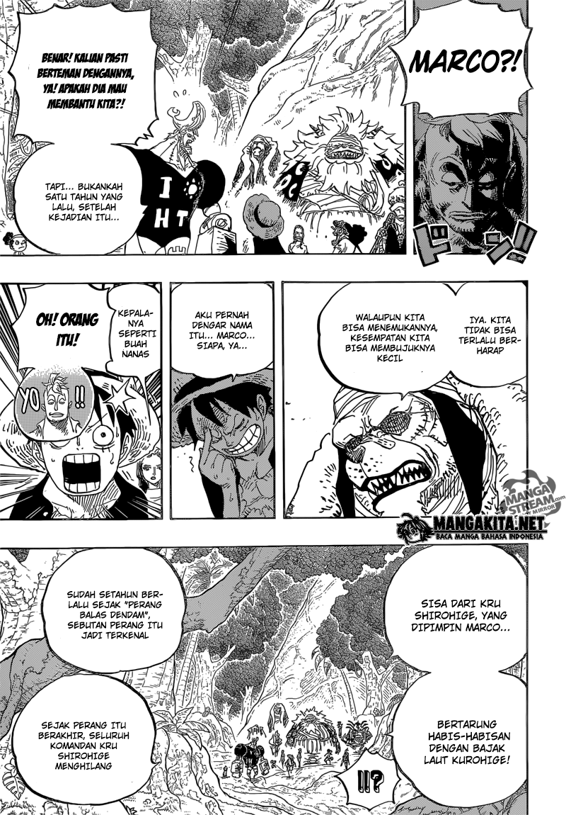 One Piece Chapter 820 Anjing Dan Kucing Yang Memiliki Sejarah - 159