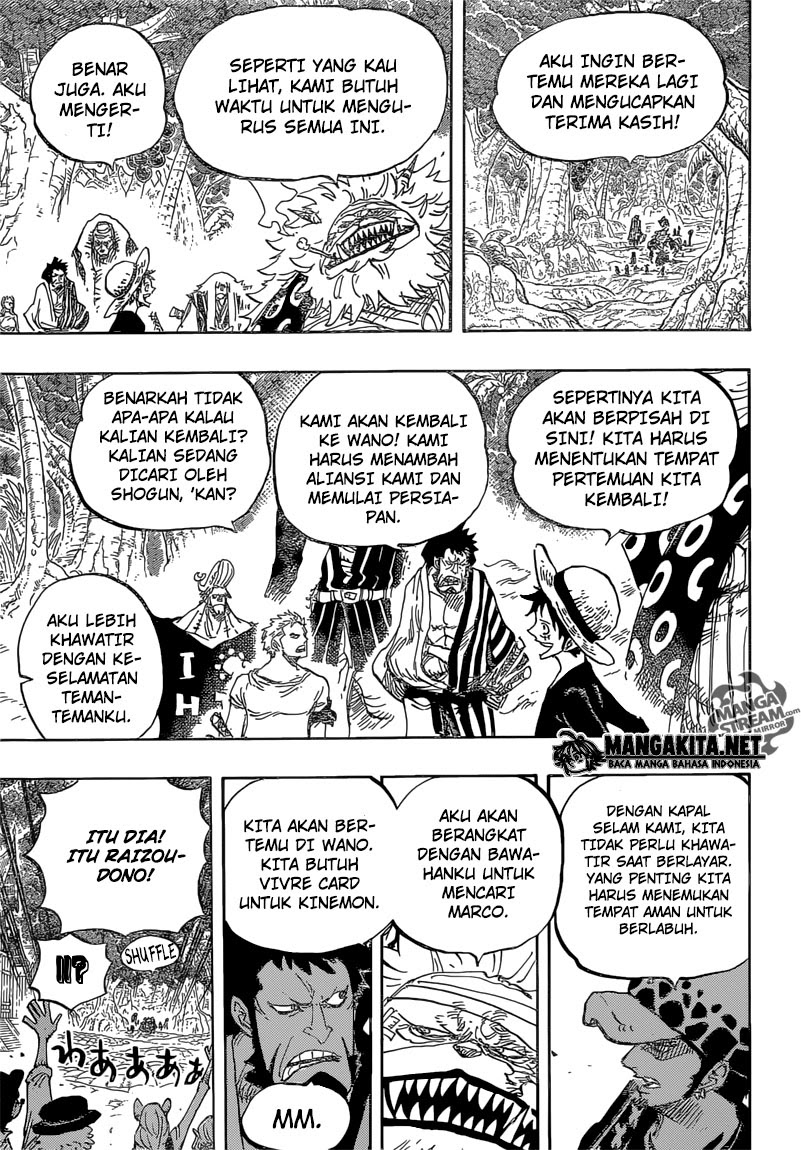 One Piece Chapter 820 Anjing Dan Kucing Yang Memiliki Sejarah - 163
