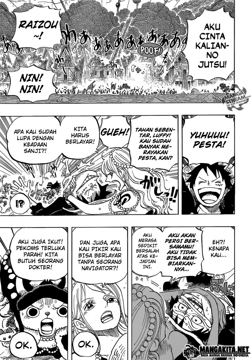 One Piece Chapter 820 Anjing Dan Kucing Yang Memiliki Sejarah - 167