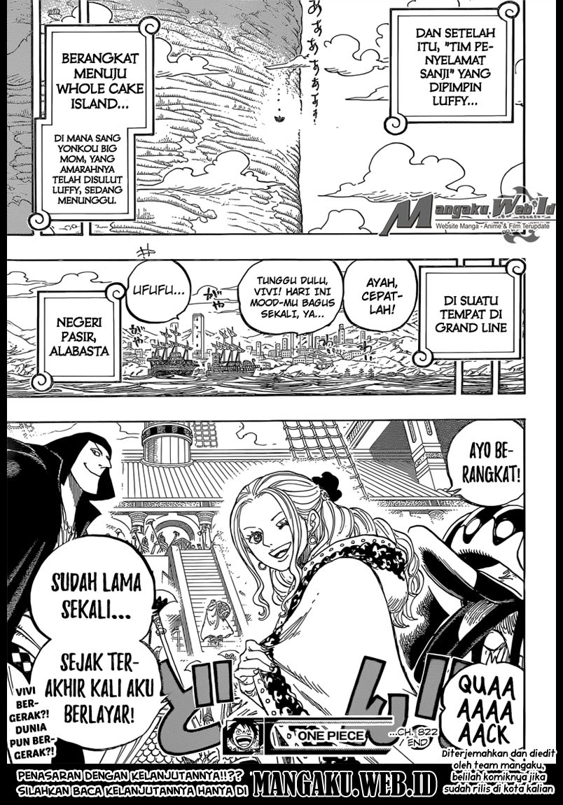 One Piece Chapter 822 Menuruni Gajah - 167