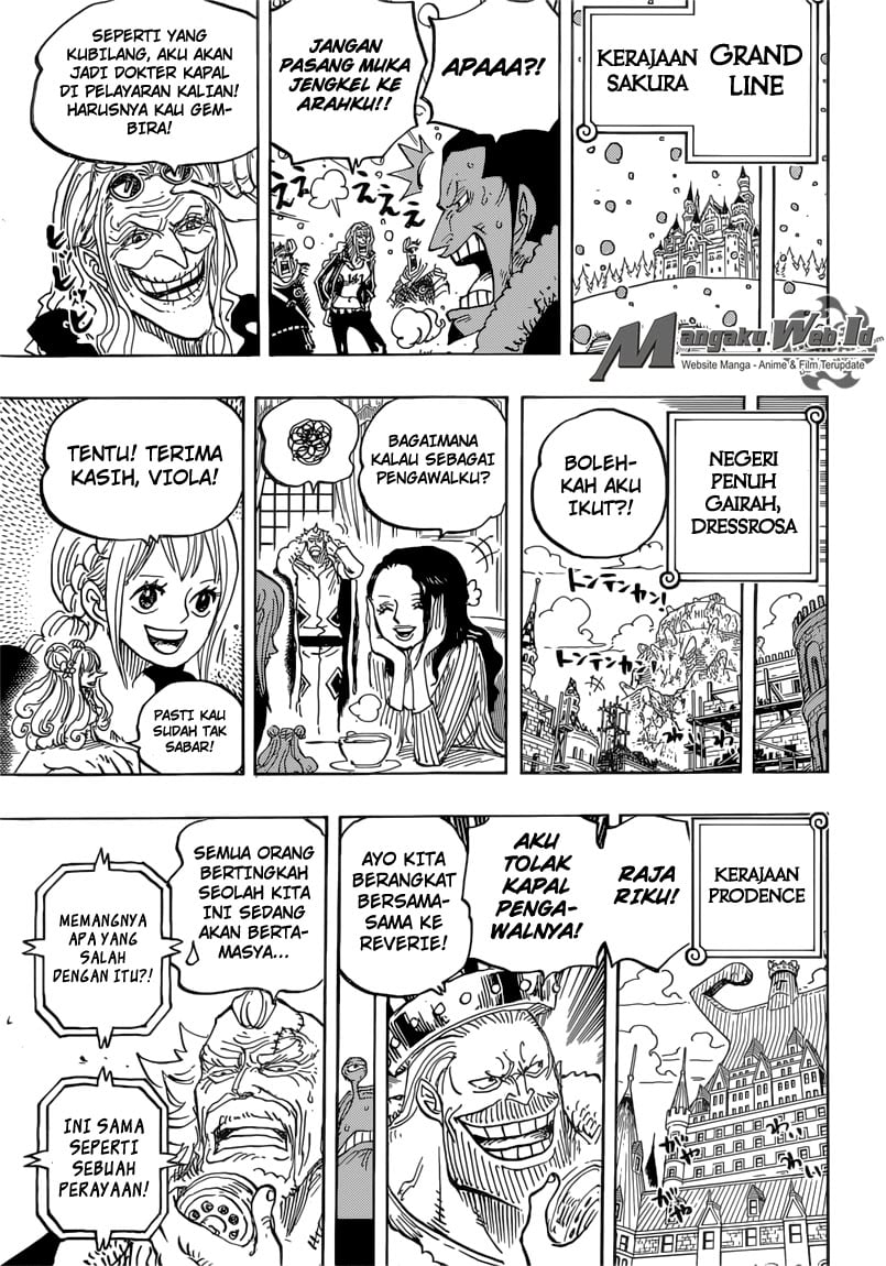 One Piece Chapter 823 Pergerakan Dunia - 145