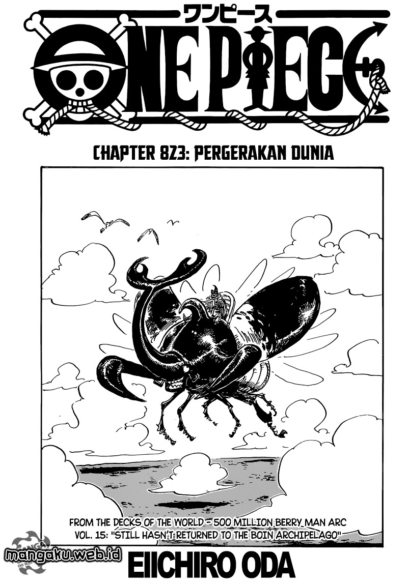 One Piece Chapter 823 Pergerakan Dunia - 129
