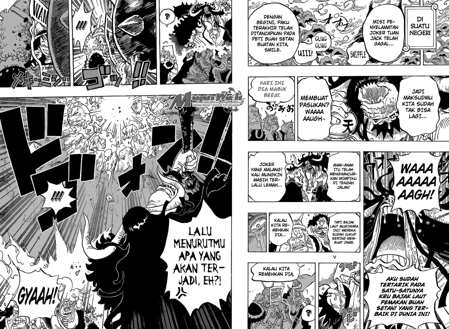 One Piece Chapter 824 Permainan Bajak Laut Kecil - 155