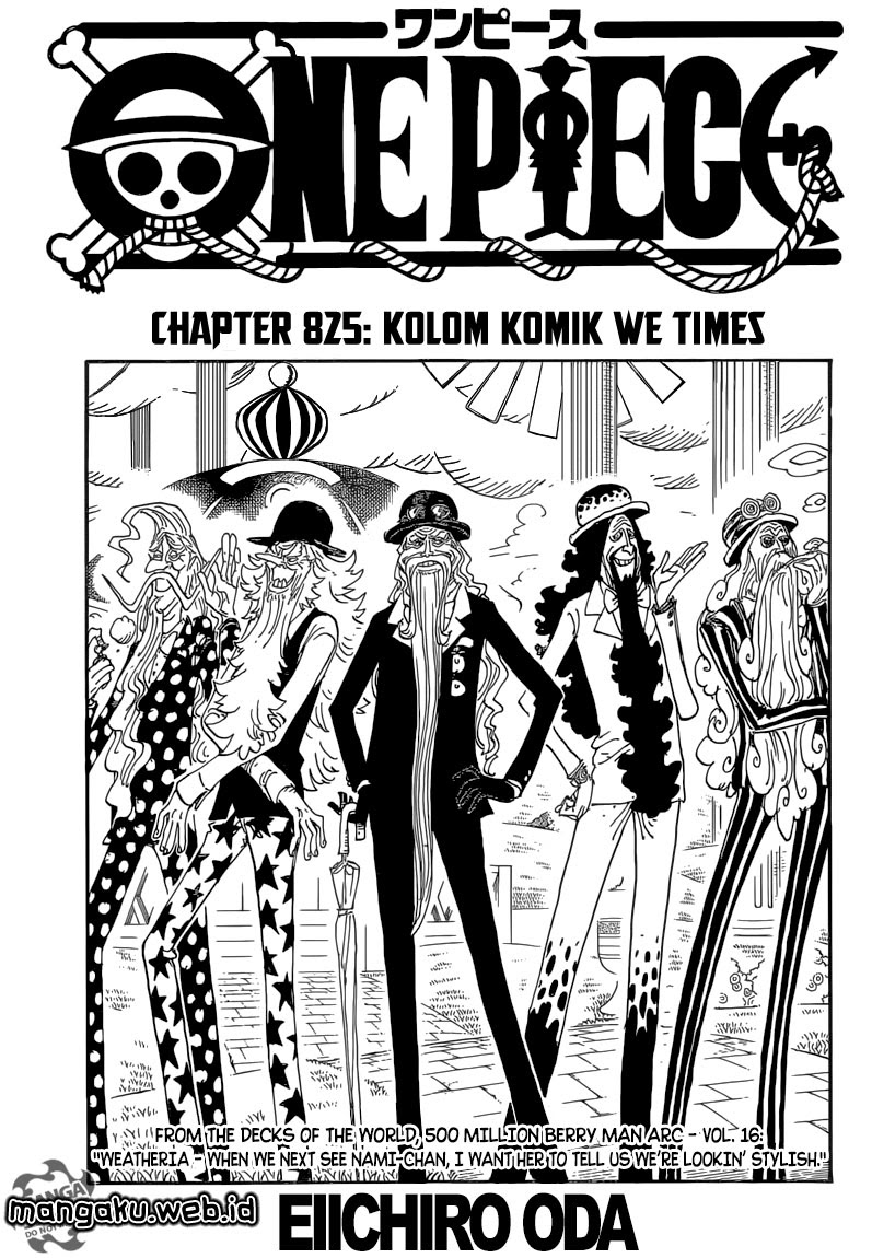 One Piece Chapter 825 Kolom Komik We Times - 111