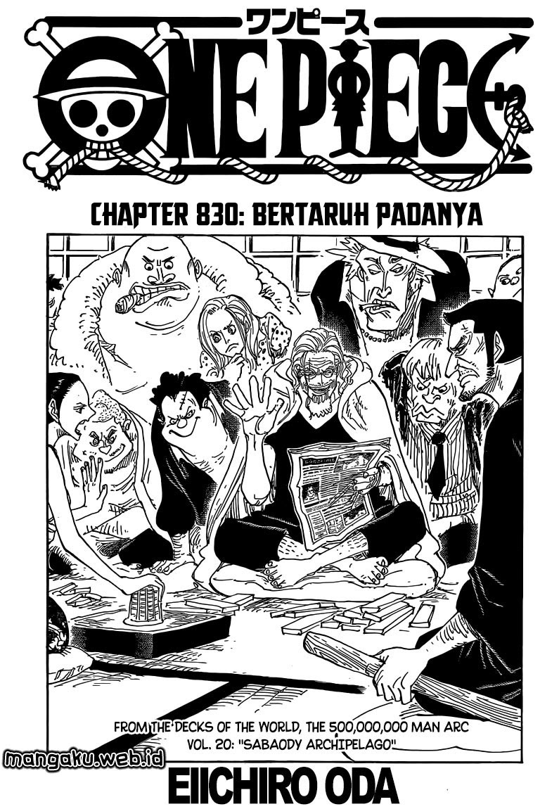 One Piece Chapter 830 – Bertaruh Padanya - 105