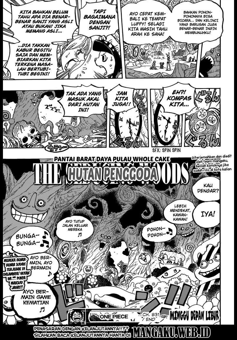 One Piece Chapter 831 – Petualangan Di Hutan Misterius - 143