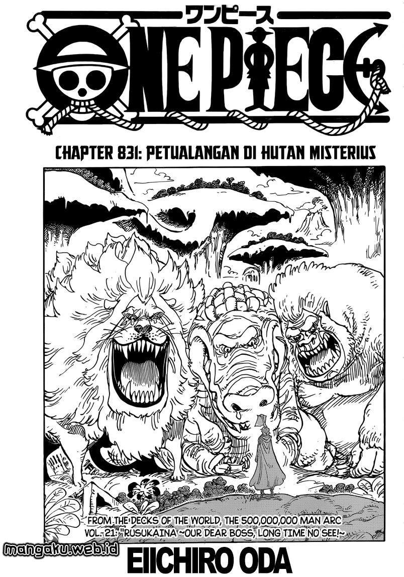 One Piece Chapter 831 – Petualangan Di Hutan Misterius - 111