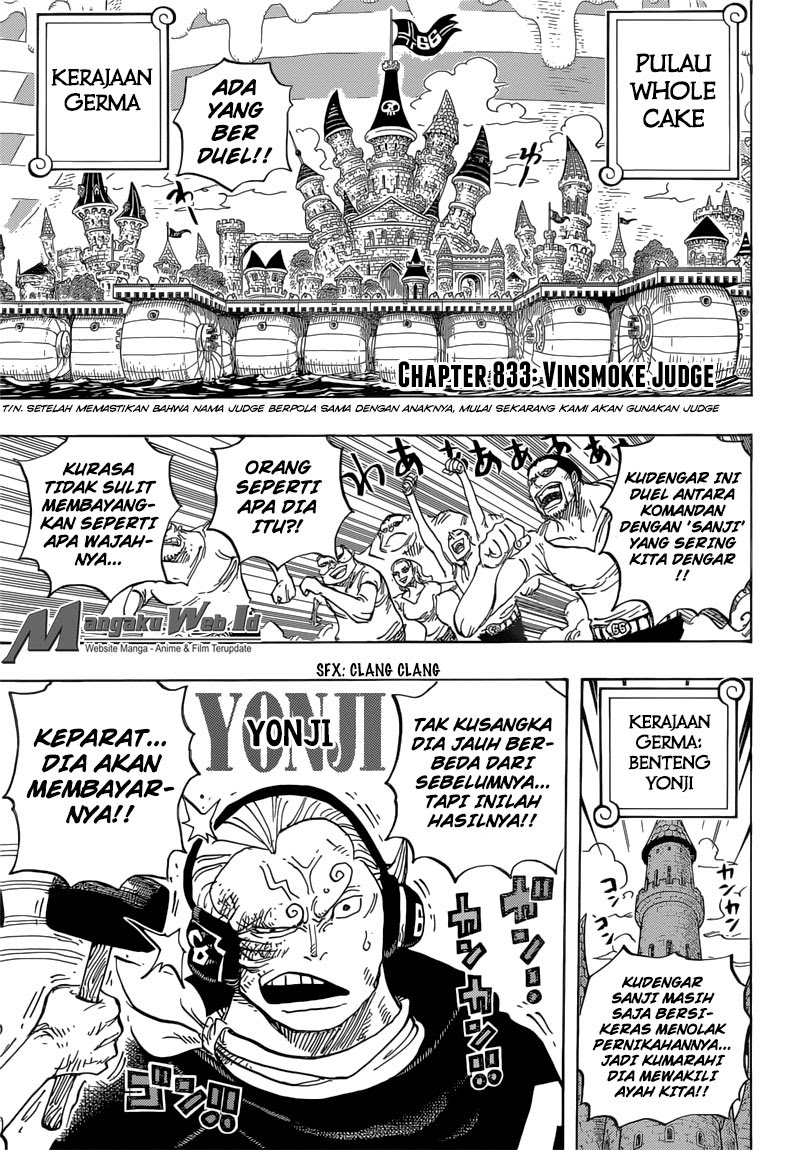 One Piece Chapter 833 – Vinsmoke Judge - 125