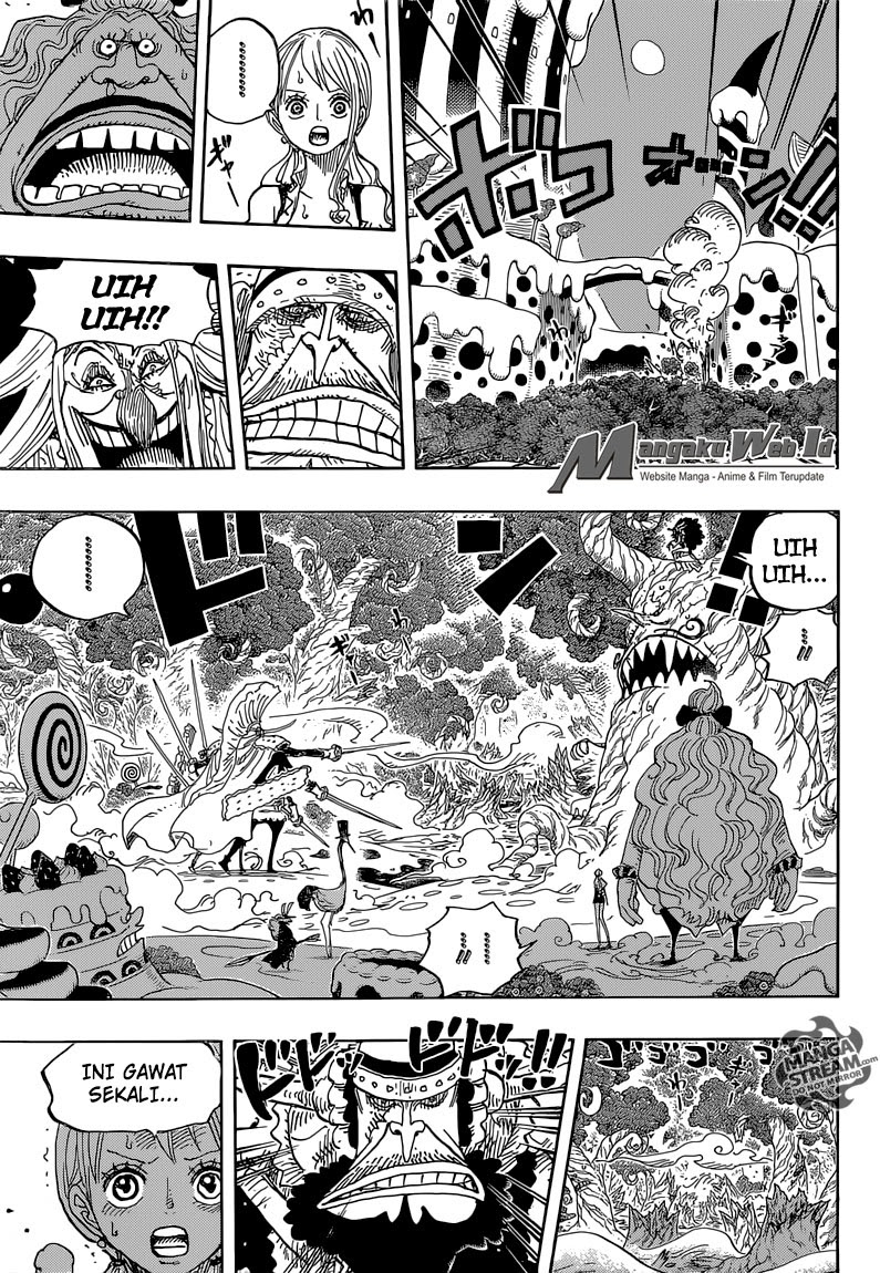 One Piece Chapter 837 – Luffy Vs Komandan Cracker - 109