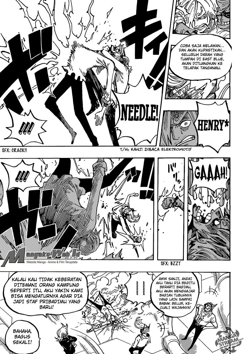 One Piece Chapter 840 – Topeng Besi - 127