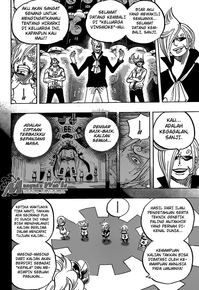 One Piece Chapter 840 – Topeng Besi - 129