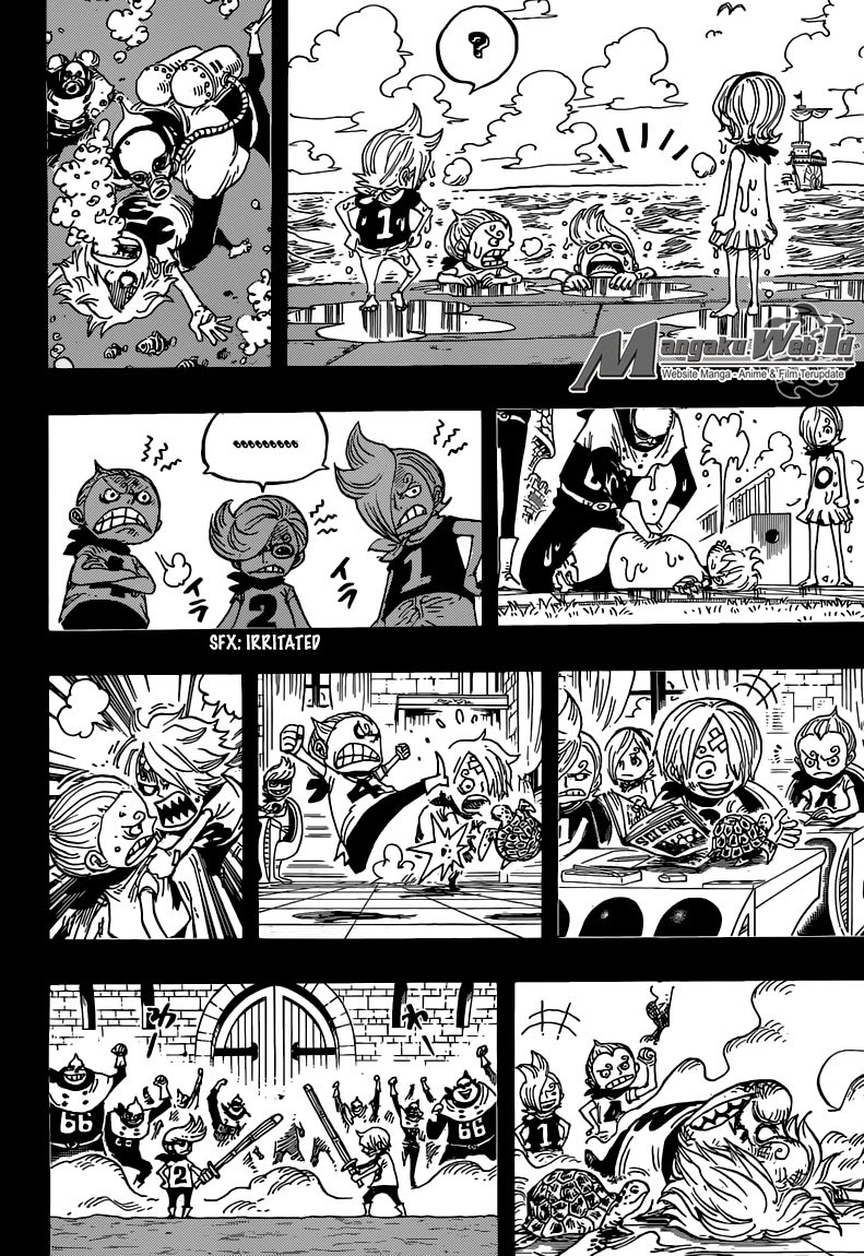 One Piece Chapter 840 – Topeng Besi - 133