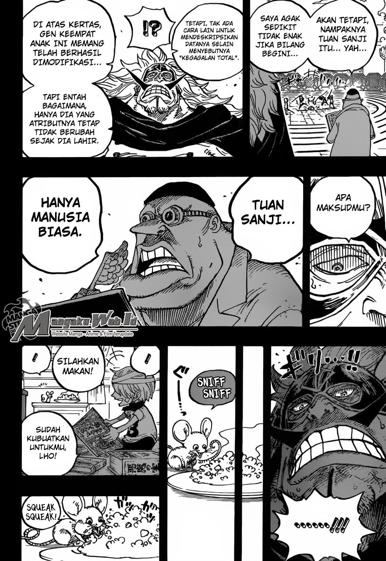 One Piece Chapter 840 – Topeng Besi - 137