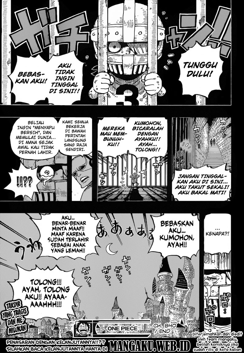 One Piece Chapter 840 – Topeng Besi - 143