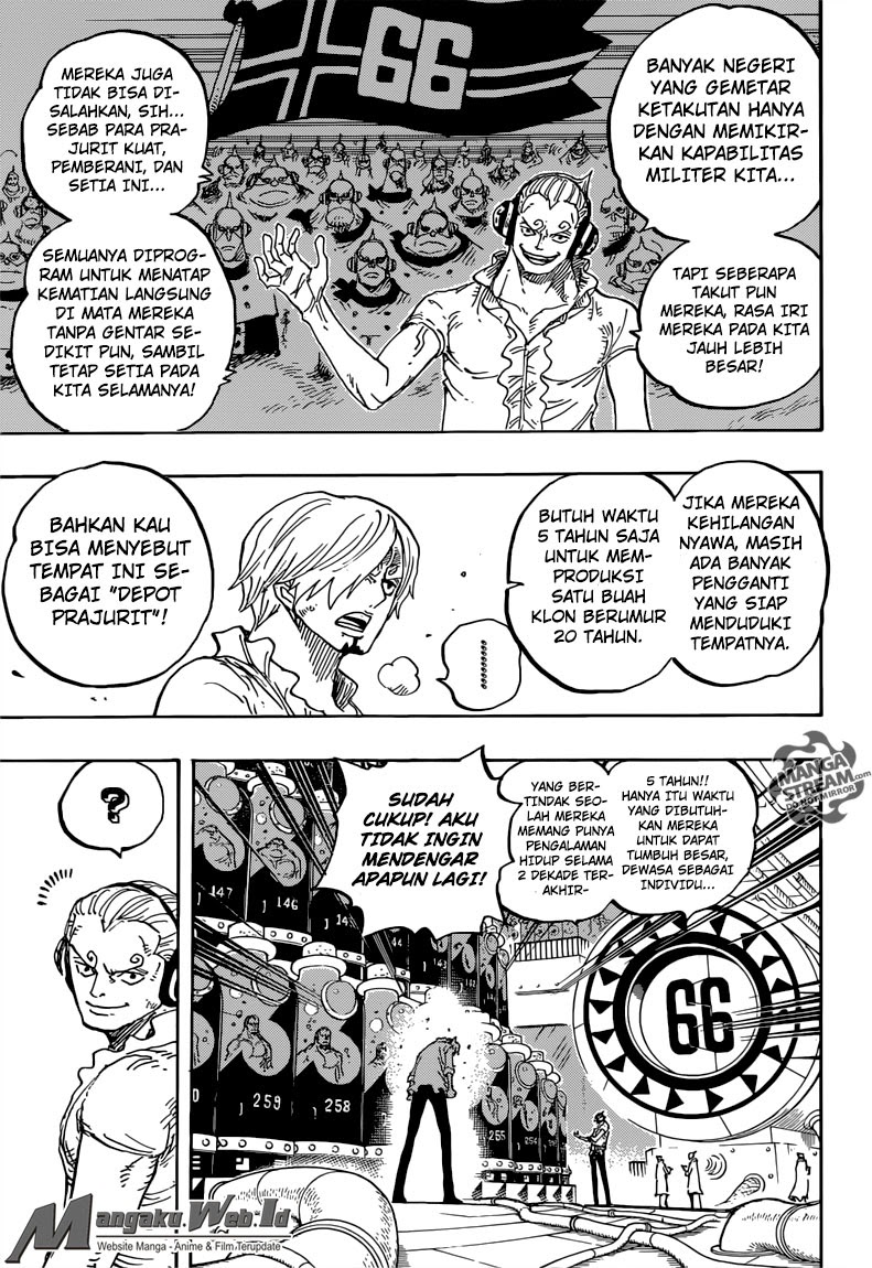 One Piece Chapter 840 – Topeng Besi - 119