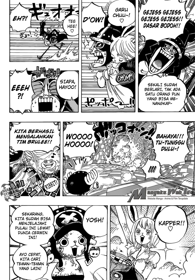 One Piece Chapter 849 – Kapper Di Dunia Cermin - 129