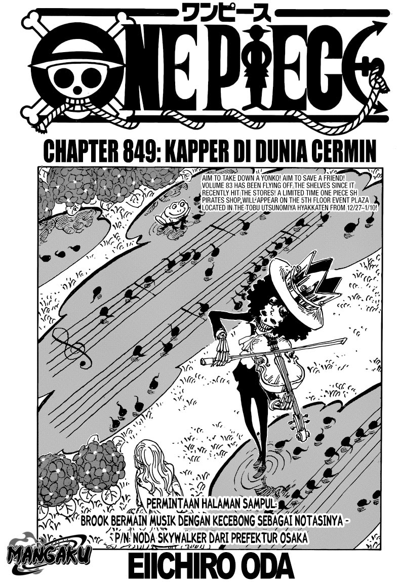 One Piece Chapter 849 – Kapper Di Dunia Cermin - 111