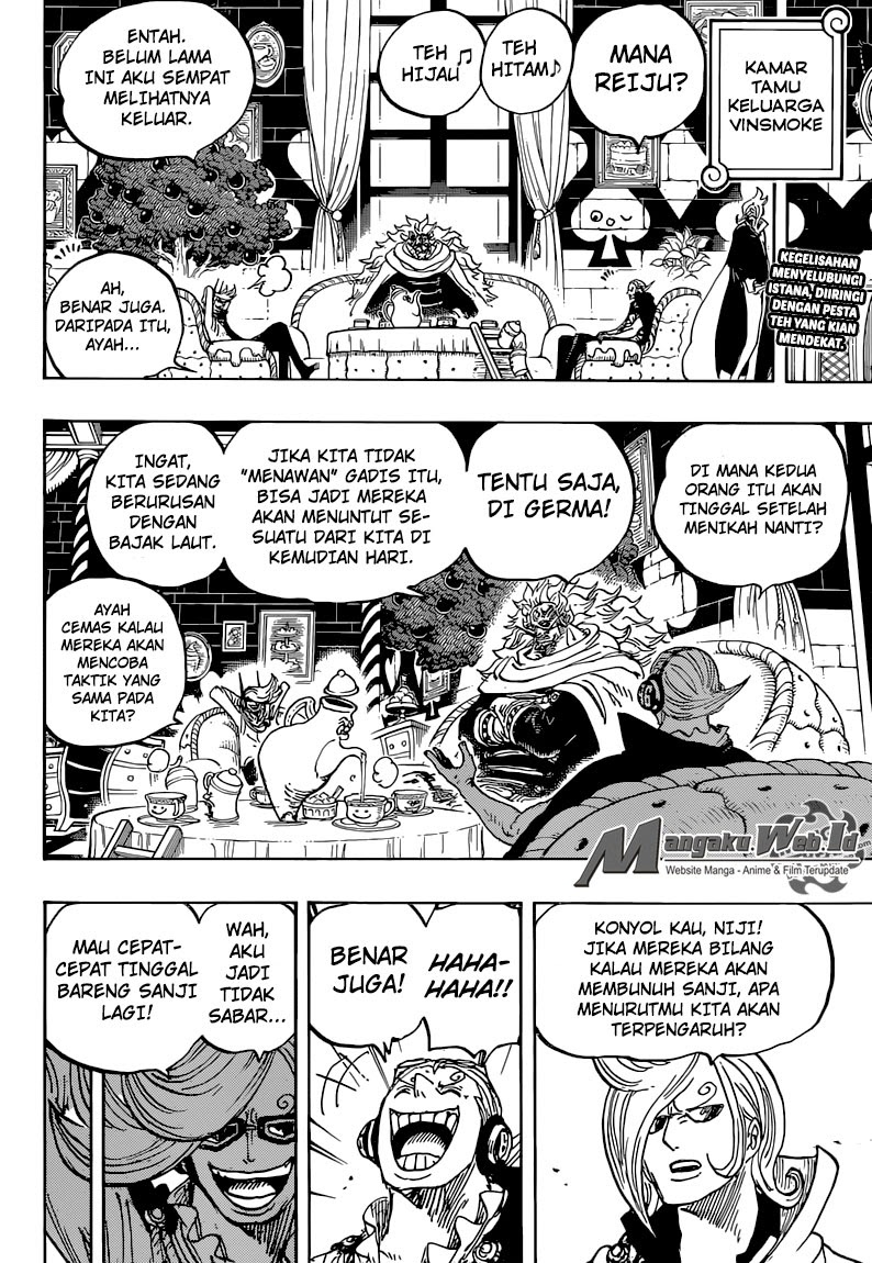 One Piece Chapter 849 – Kapper Di Dunia Cermin - 113