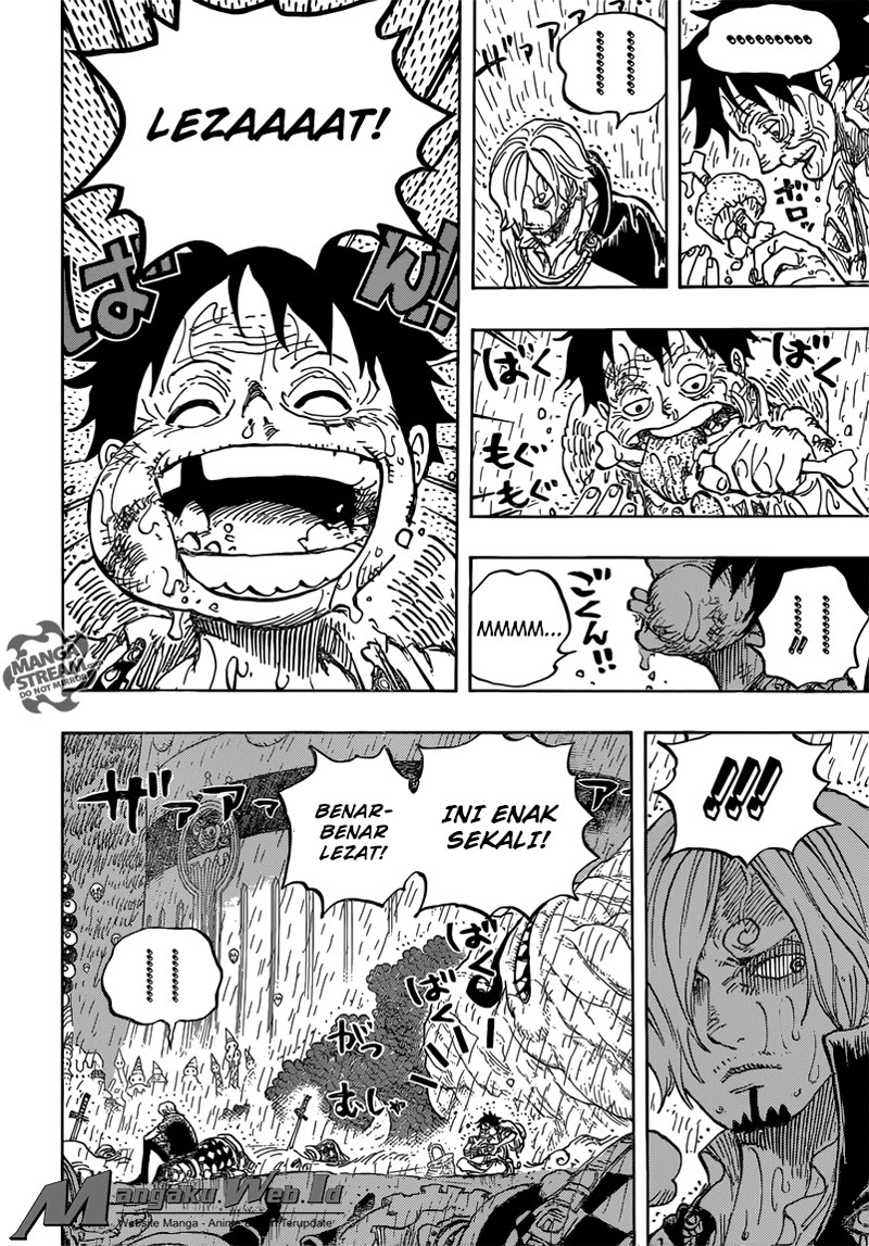 One Piece Chapter 856 – Pembohong - 129