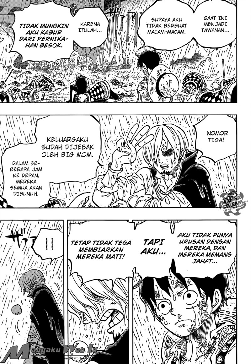 One Piece Chapter 856 – Pembohong - 135