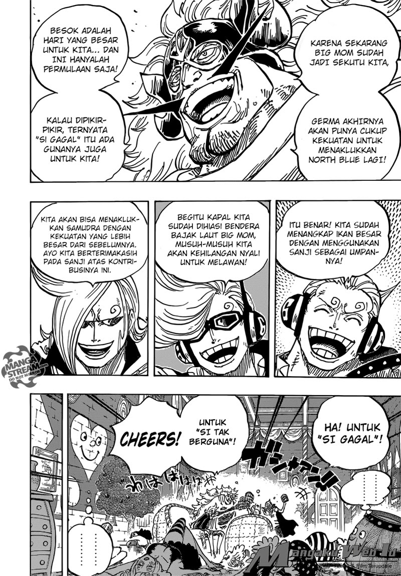 One Piece Chapter 856 – Pembohong - 121