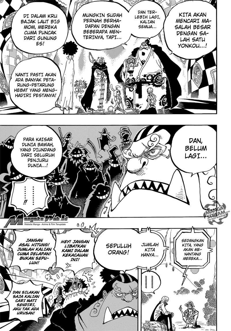 One Piece Chapter 857 – Pembohong - 121