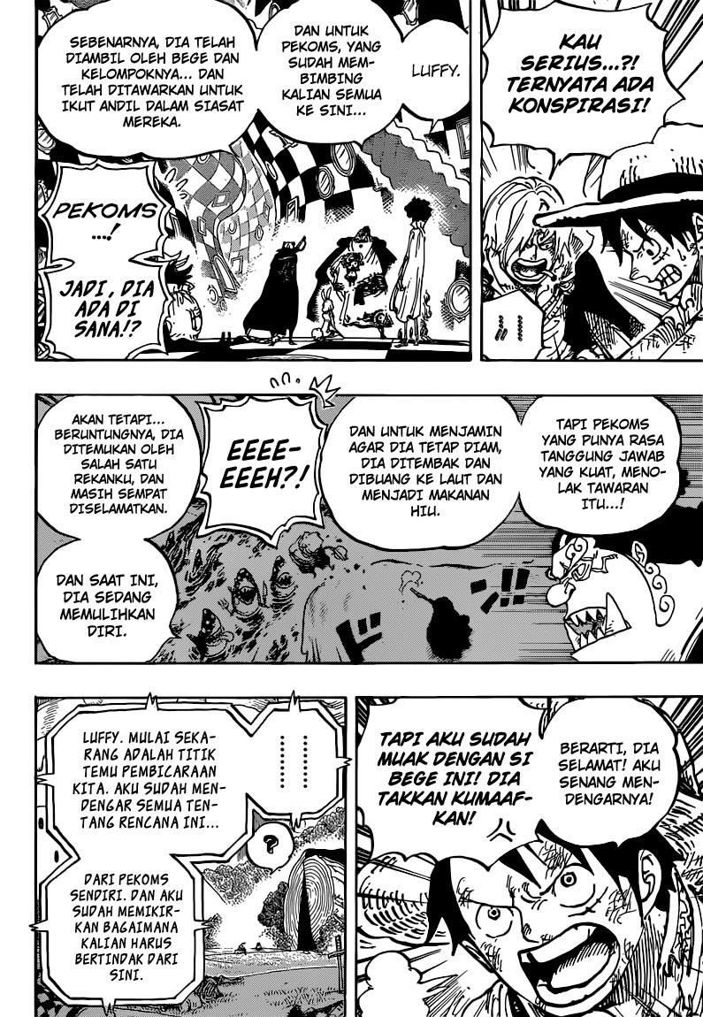 One Piece Chapter 857 – Pembohong - 131