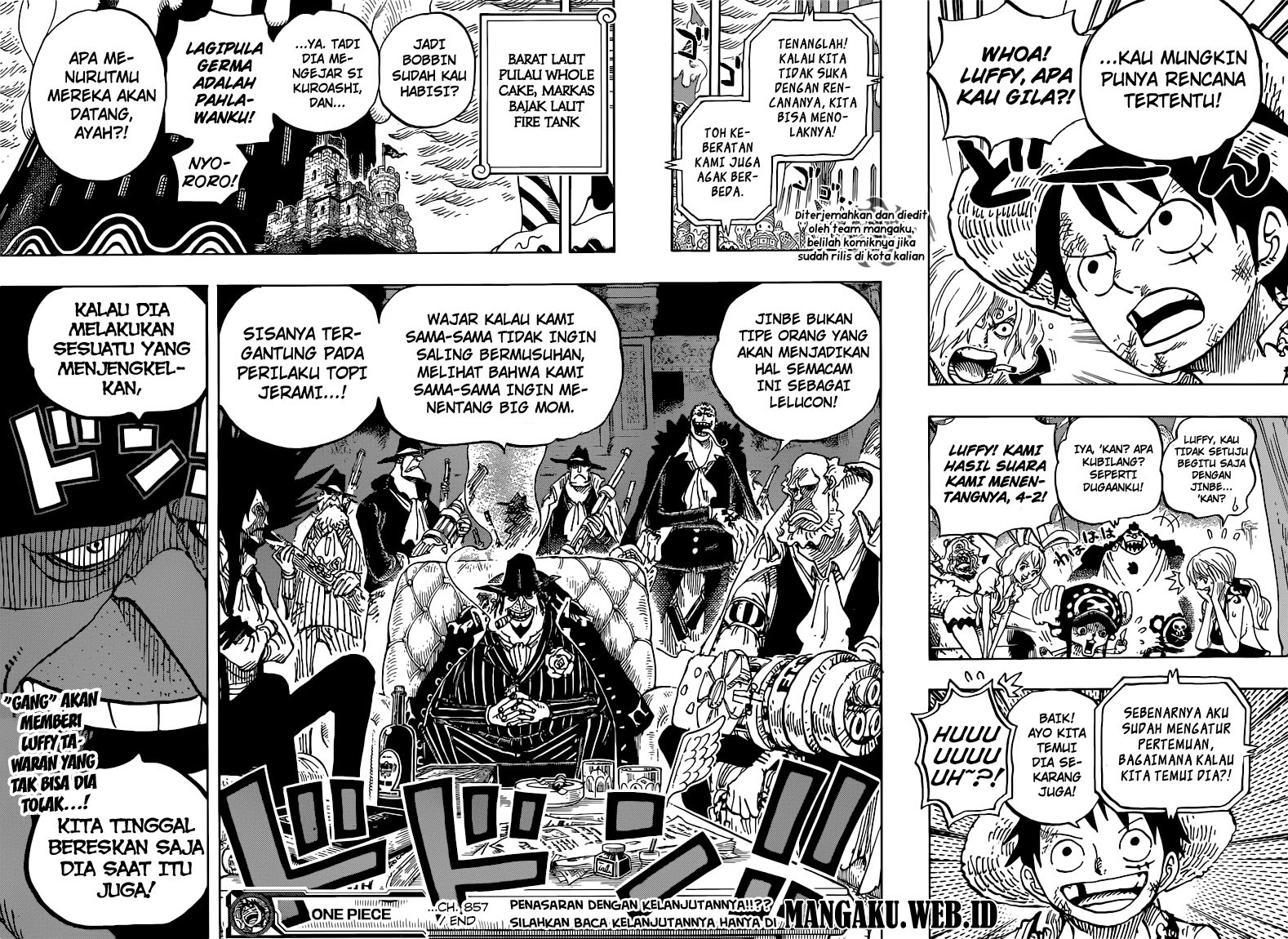 One Piece Chapter 857 – Pembohong - 135