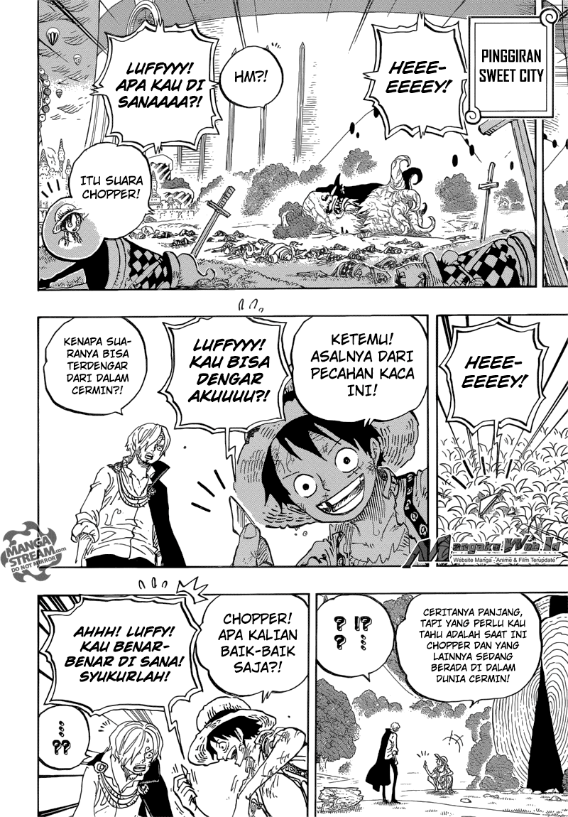One Piece Chapter 857 – Pembohong - 111
